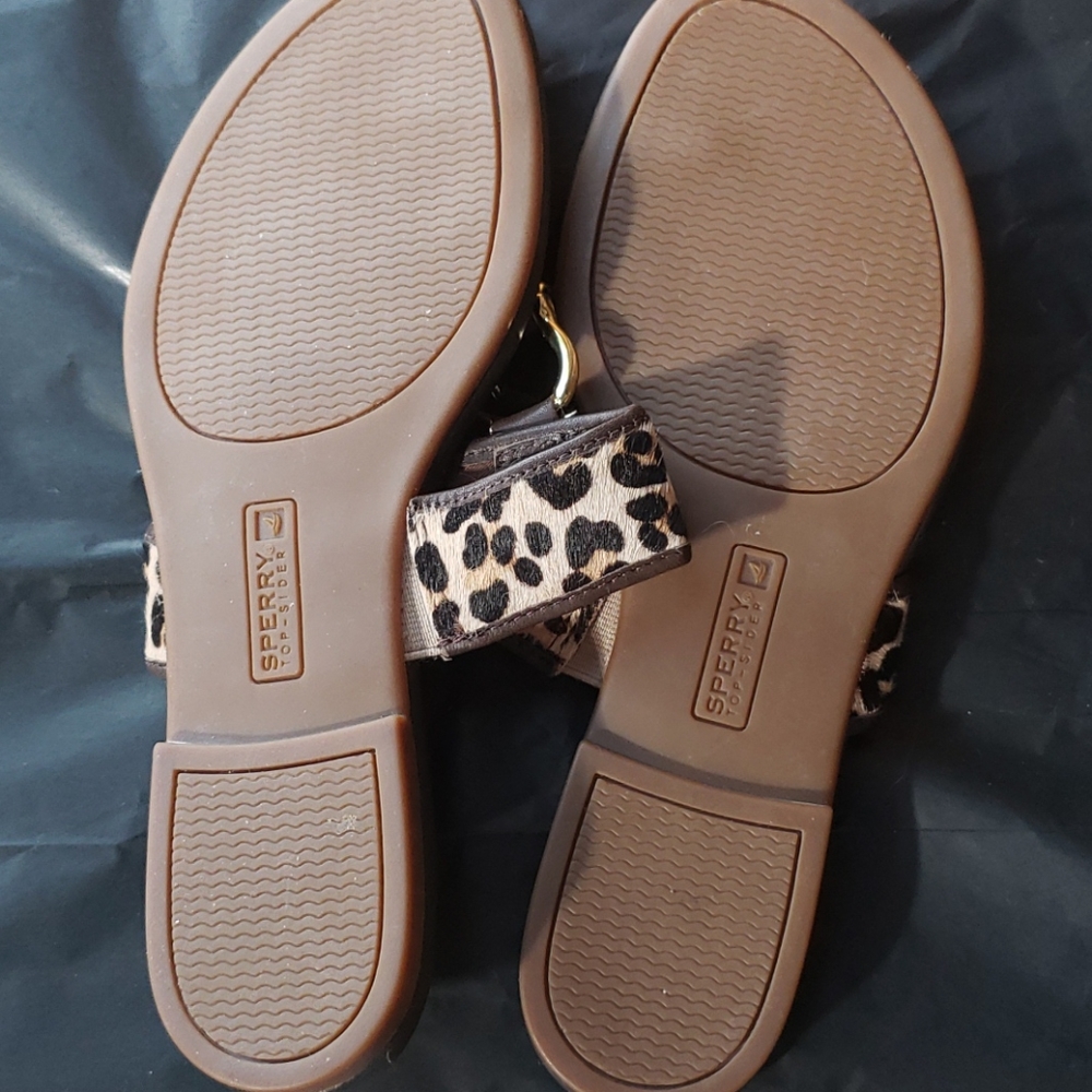Sperry Animal Print Slides Size 7 - image 3